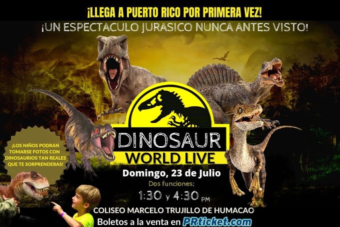 Dinosaur World Live en Humacao